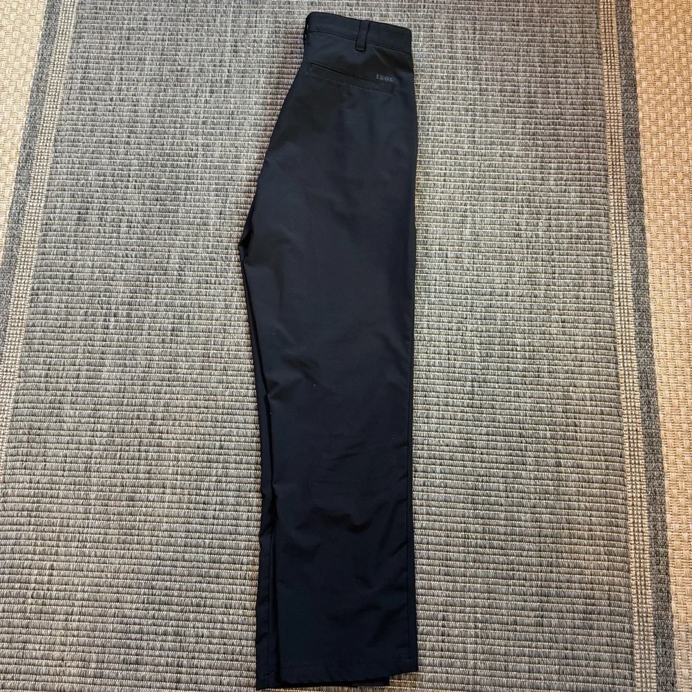Izod Golf Black Pants Straight Leg